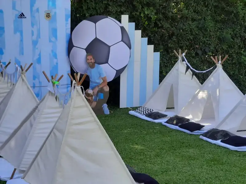 Pijamadas tematicas carpas tipi