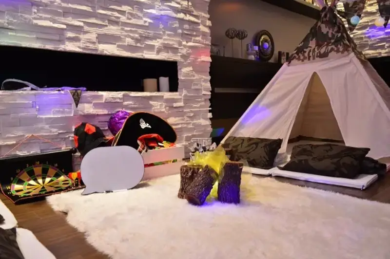 Pijamadas tematicas carpas tipi