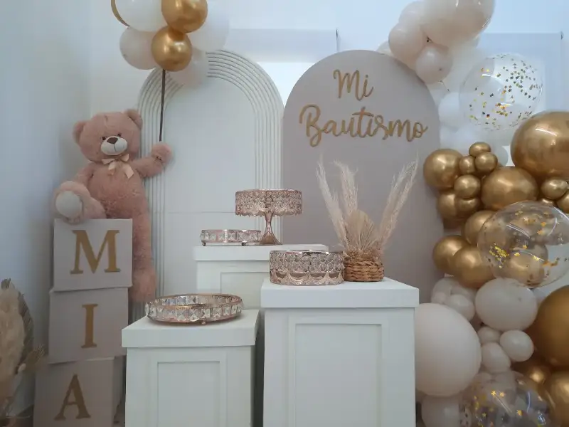 decoracion para bautismo