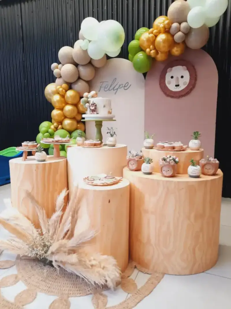 ambientacion safari 1 año