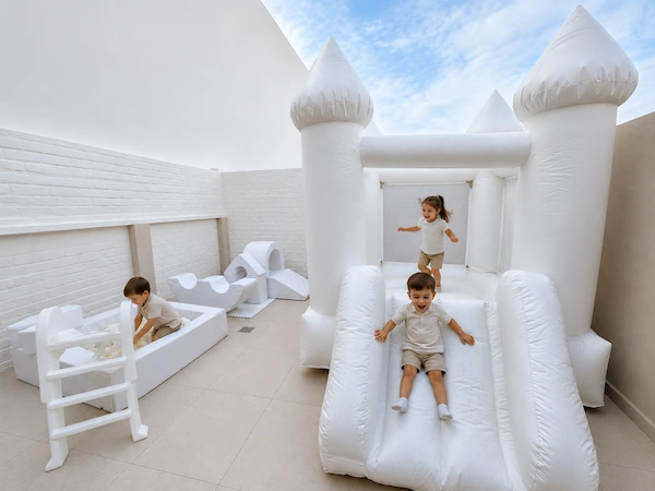 Castillo inflable infantil compacto