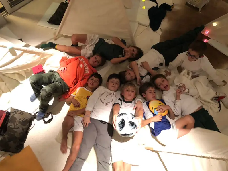 Pijamadas tematicas carpas tipi